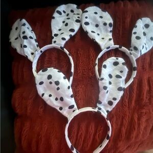 Dalmatian Puppy Dog Ears Headband         set of 6 new